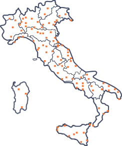 oltre 120 sedi in tutta Italia